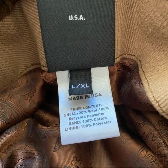 Women's Brown Fleece Hat - Picture 9 of 9